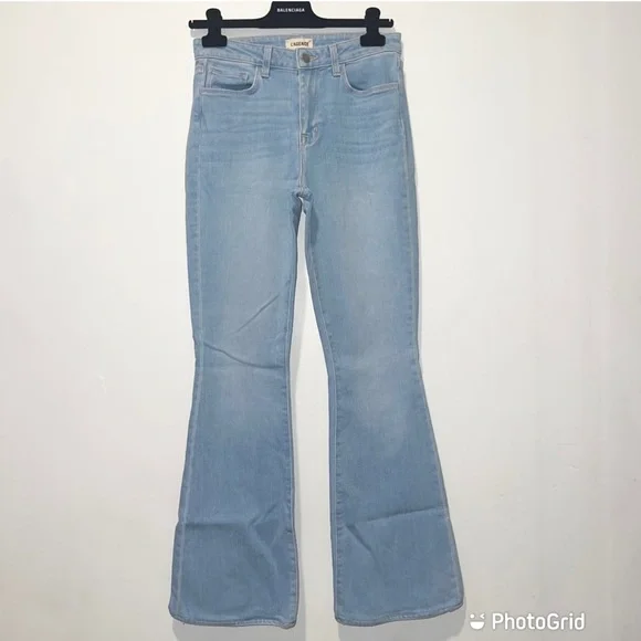 Lagence Bell High Waist Flare Jeans